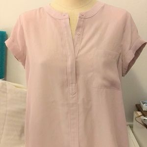 Lavendar cap sleeve shirt